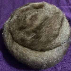 Vintage Fur Hat, One of a Kind, small size